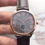 Swiss Replica Drive De Cartier Watch Rose Gold WGNM0004